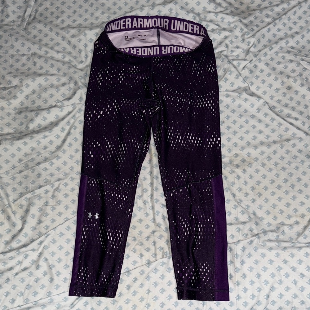 Under Armour Kids Dark Purple Leggings